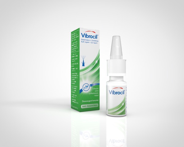 Vibrocil , 0.25 mg/ml + 2.5 mg/ml Frasco nebulizador 15 ml Sol inal neb