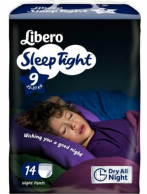Libero Sleeptight Cuecas Absorventes T9 x14 unidades, 20-37kg
