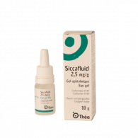 Siccafluid , 2.5 mg/g Frasco conta-gotas 10 g Gel oftalm