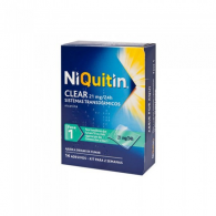 Niquitin Clear , 21 mg/24 h Saqueta 14 Unidade(s) Sist transder