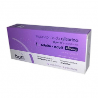 Supositrios de Glicerina Adulto, 2000 mg x 12 sup