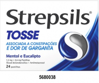 Strepsils Tosse, 1,2/0,6 mg x 24 pst