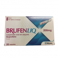 Brufen Liq , 200 mg/10 ml 20 Saqueta 10 ml Susp oral, 200 mg/10 ml x 20 susp oral saq