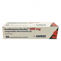 Acetilcistena Sandoz MG, 600 mg x 20 comp eferv