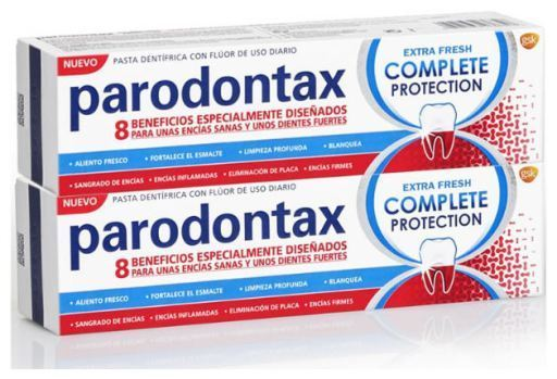 Parodontax Complete Protection Duo Pasta dentífrica extra fresh 2 x 75 ml com Desconto de 50% na 2ª Embalagem