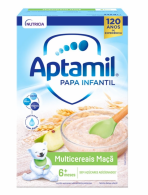 Aptamil Papa Láctea Infantil Multicereais Maçã 6M+ 225g  