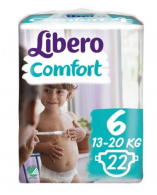 Libero Comfort 6 Fraldas 13-20kg X22