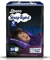 Libero Sleeptight Cuecas Absorventes T9X10, 22-37Kg