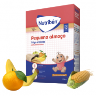 Nutriben Papa Pequeno-Almoo Trigo e Frutas (c/pedacinhos) 12M+ 375g